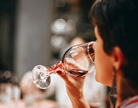 Représentation d'un accord mets et vins 